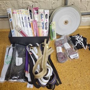 Zippers + Elastics & Box